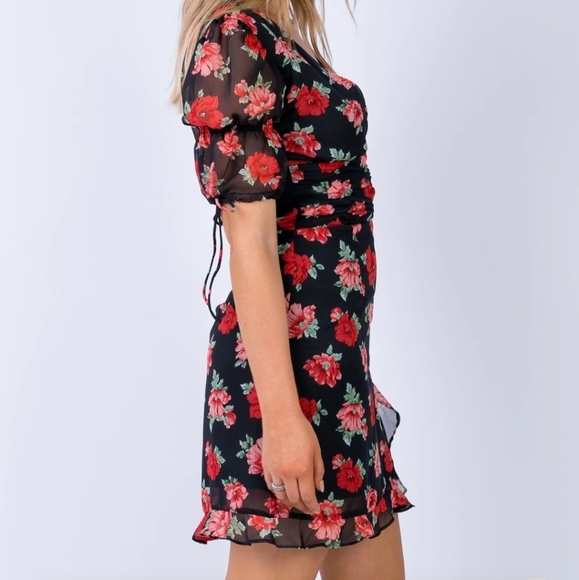 Princess Polly Lioness Madison Floral Mini Dress L - Picture 5 of 11